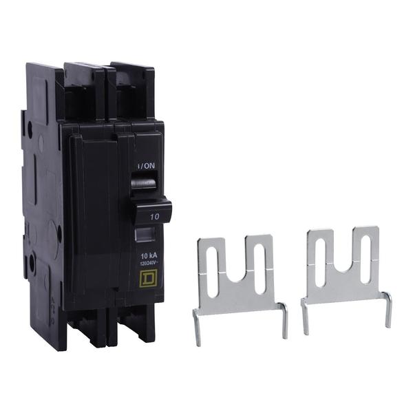 QOUR Miniature Circuit Breaker, 20A, 2P, , 15 A, 120/240V AC, Unit Mount Mounting Style