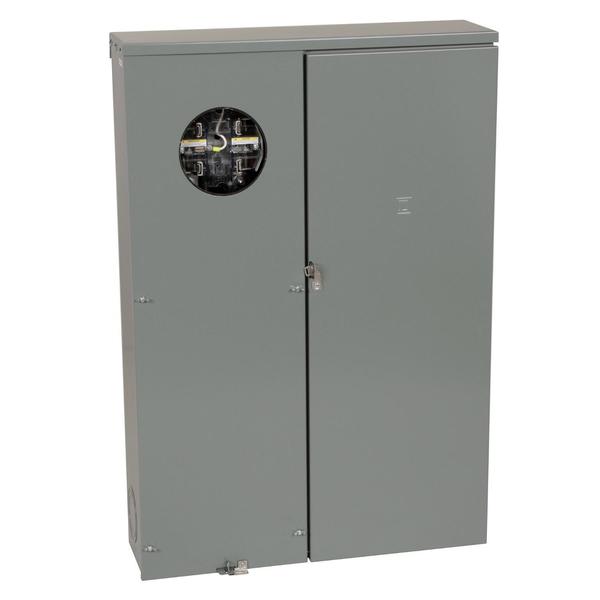 METER MAIN 400A RINGLESS SPECIAL, 400 A; 150 A Amps, QO Circuit Breaker Type