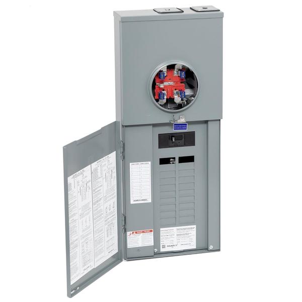 Homeline All In One, combination service, 200 A; 200 A Amps, Homeline Circuit Breaker Type
