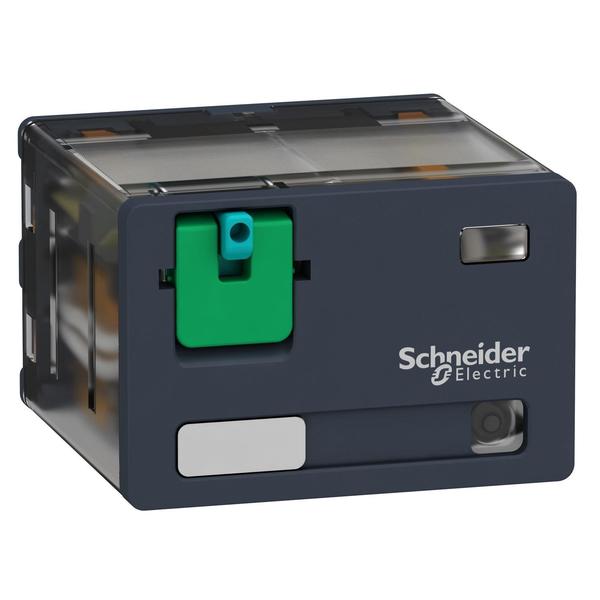Power plug-in relay, 15 A, 4 CO, with LE, 12V DC Coil Volts, 4 C/O