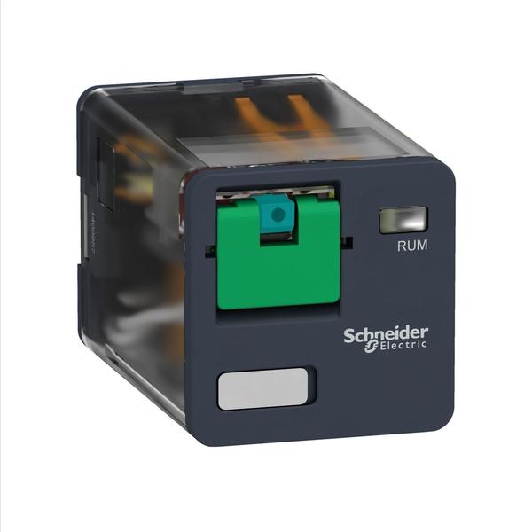 Universal plug-in relay - Zelio RUM - 2, 24V DC Coil Volts, 2 C/O
