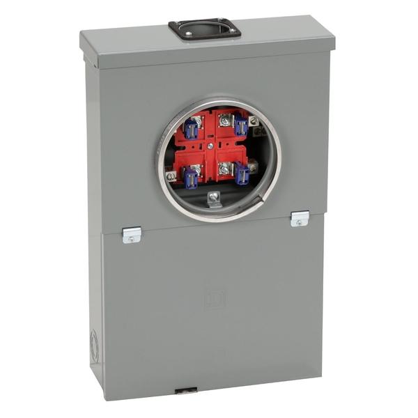 Homeline All In One combination service, 100 A; 80 A Amps, Homeline Circuit Breaker Type