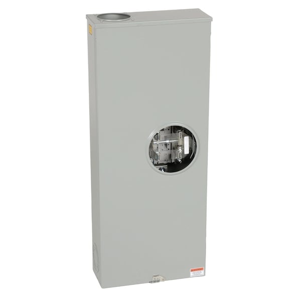 Individual meter socket, ringless socket