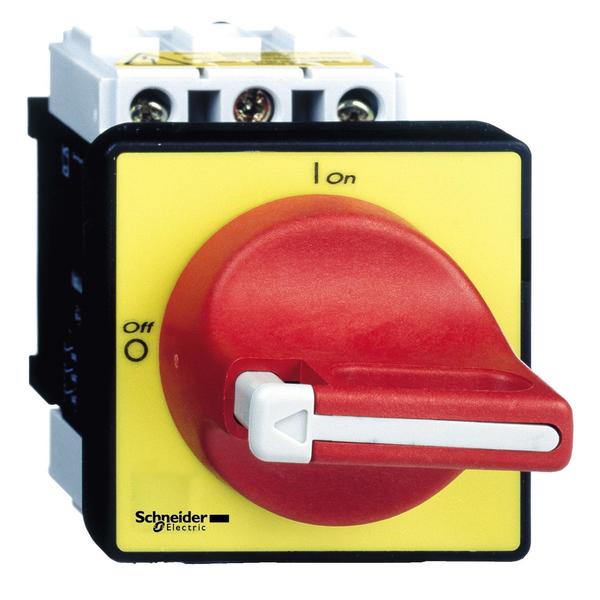 TeSys Vario-emergency stop switch disc