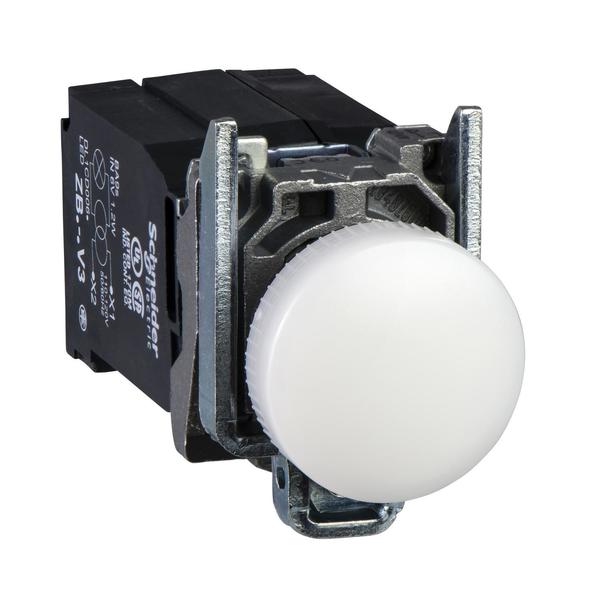 White complete pilot light 022 plain len
