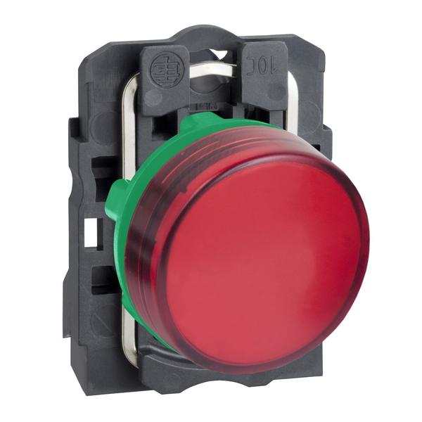 Pilot light, plastic, red, 022, plain le