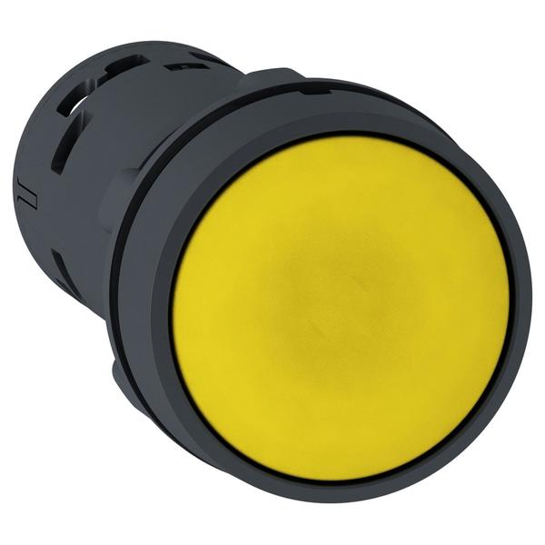 PB-Spring Rtn, yellow-1NO