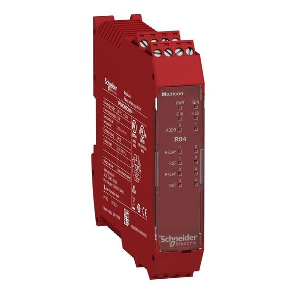 With Safety Relay Output Expansion Bac 4