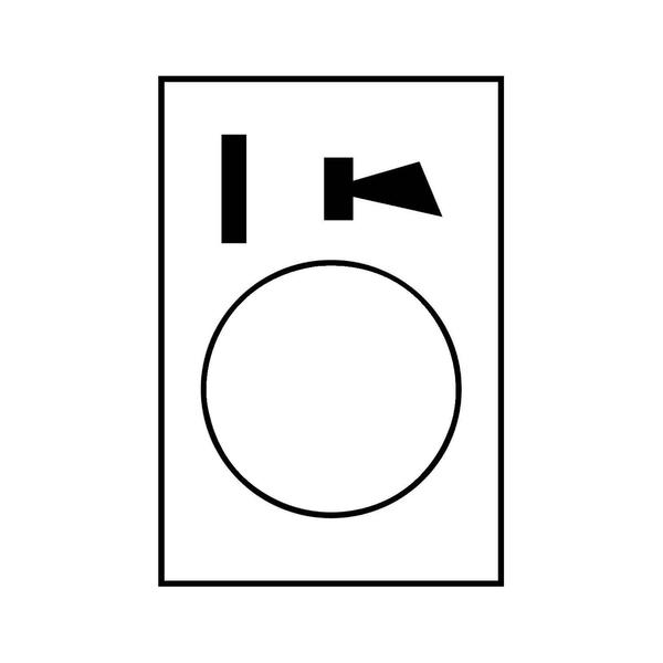 Legend-30 x 40 mm-white-start klax