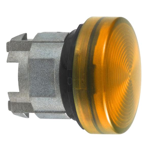 Orange pilot light head 022 with grooved