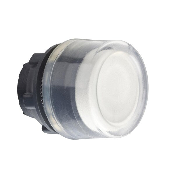 White projecting pushbutton head 022 spr