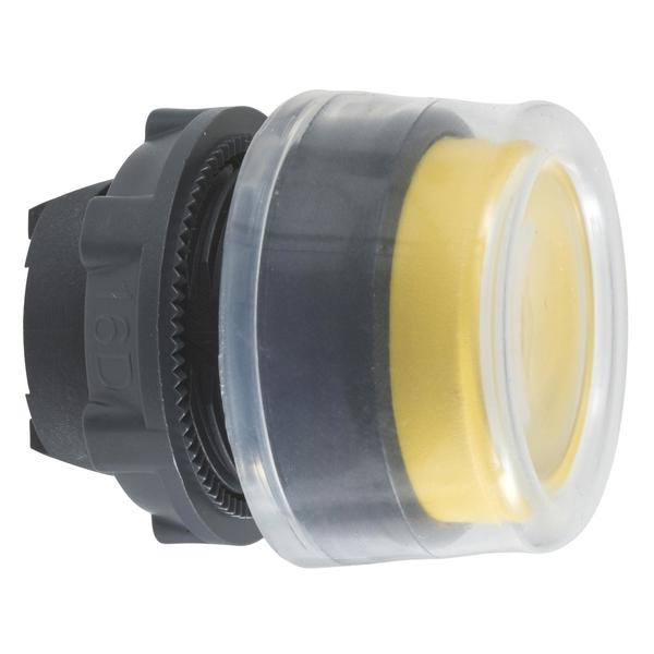 Push button head, plastic, projecting, y