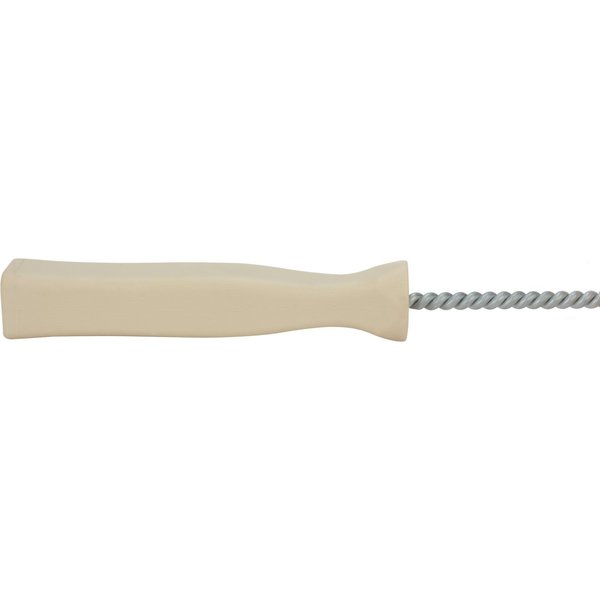 5 in W Clean-in-Place Hook Brush, Tan, Polyethylene
