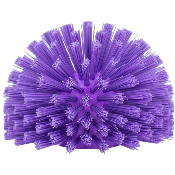 6 in W Pipe and Valve Brush, Purple, Polypropylene
