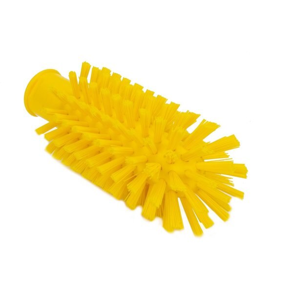 2.5 in W Pipe and Valve Brush, Yellow, Polypropylene