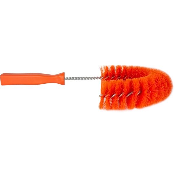 5 in W Clean-in-Place Hook Brush, Orange, Polyethylene