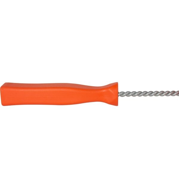 5 in W Clean-in-Place Hook Brush, Orange, Polyethylene