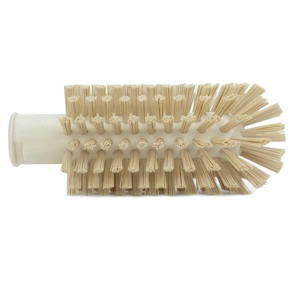 2.5 in W Pipe and Valve Brush, Tan, Polypropylene