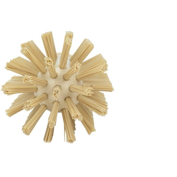 2.5 in W Pipe and Valve Brush, Tan, Polypropylene