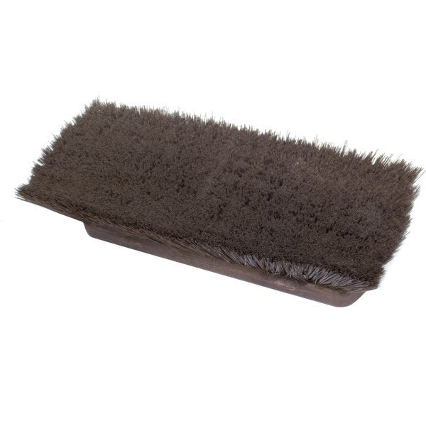 2.5 in W Flo-Thru Brush, Brown, Polypropylene