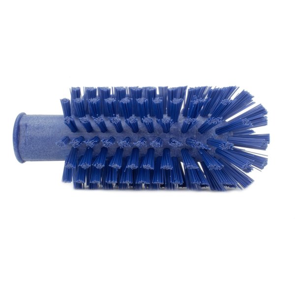 2.5 in W Pipe and Valve Brush, Blue, Polypropylene