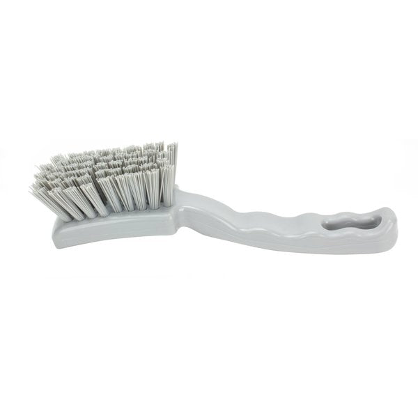 1.5 in W Detail Brush, Gray, Polypropylene