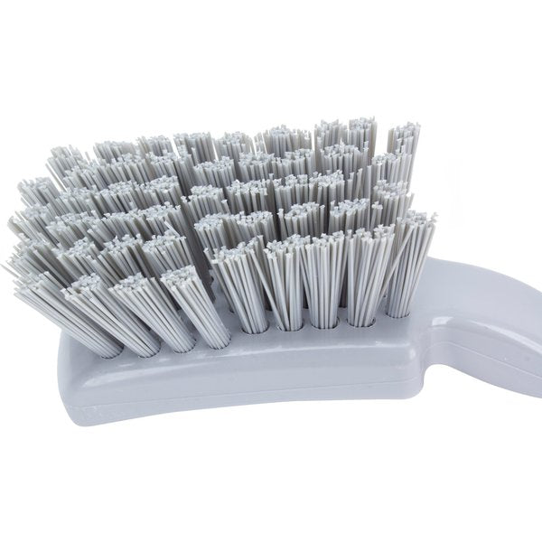 1.5 in W Detail Brush, Gray, Polypropylene