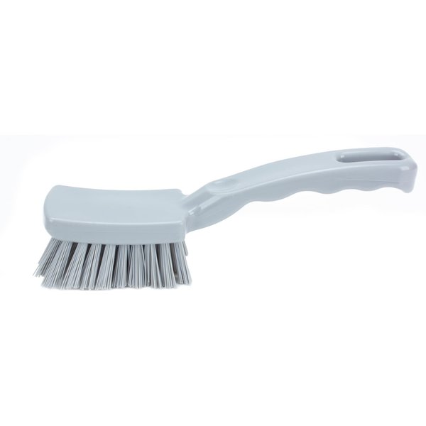1.5 in W Detail Brush, Gray, Polypropylene