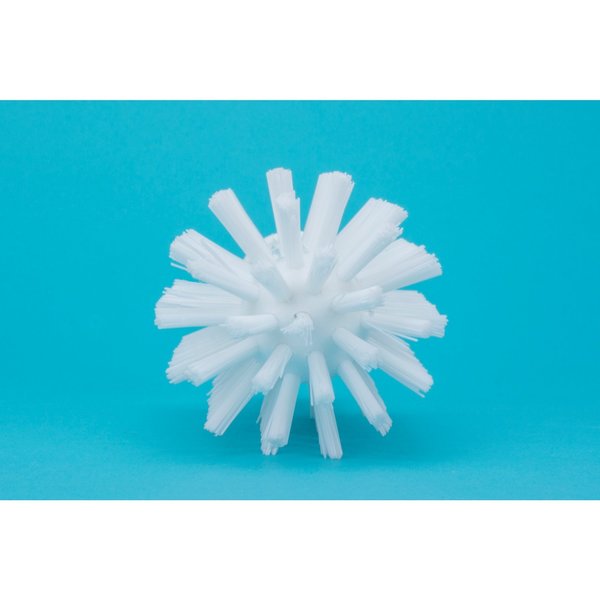 2.5 in W Pipe and Valve Brush, White, Polypropylene
