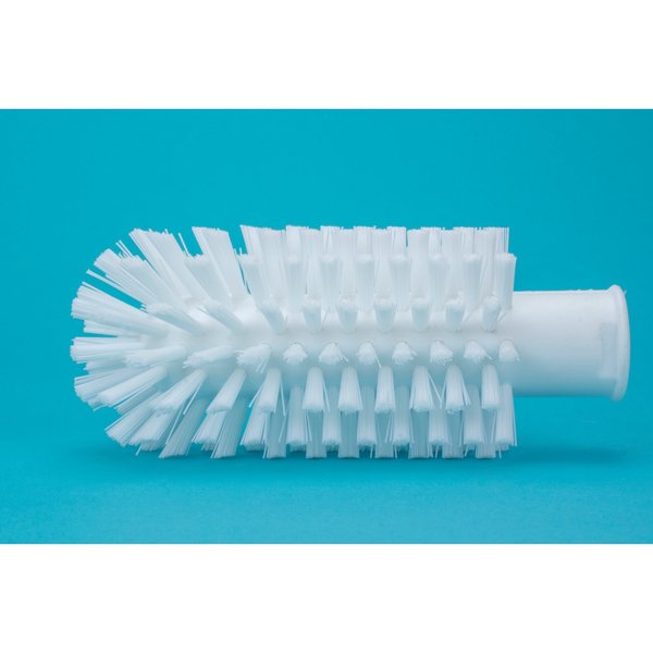2.5 in W Pipe and Valve Brush, White, Polypropylene