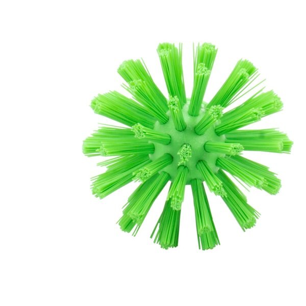 3 in W Pipe and Valve Brush, Lime, Polypropylene