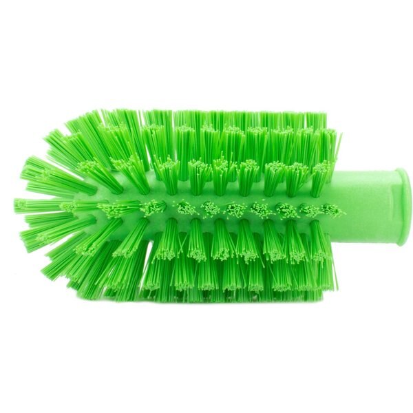 3 in W Pipe and Valve Brush, Lime, Polypropylene