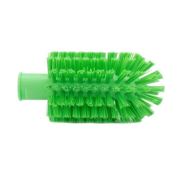 3 in W Pipe and Valve Brush, Lime, Polypropylene