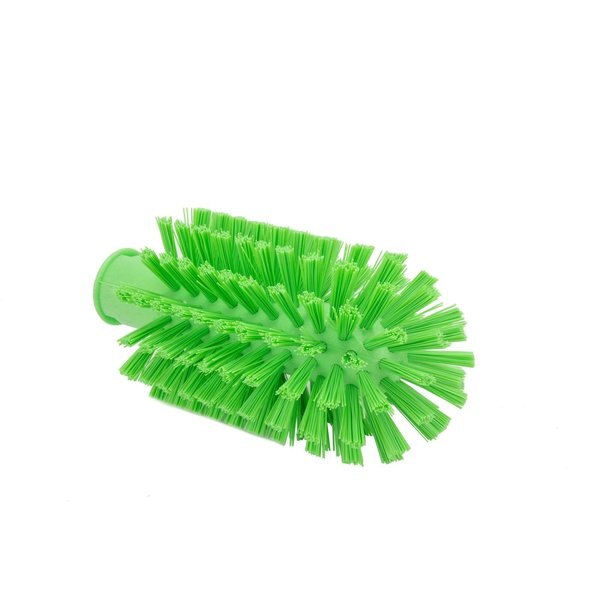 3 in W Pipe and Valve Brush, Lime, Polypropylene