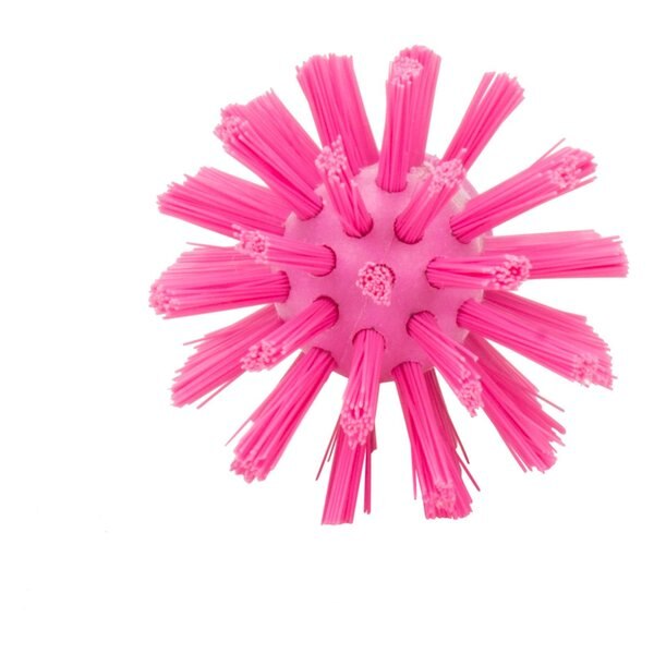 2.5 in W Pipe and Valve Brush, Pink, Polypropylene