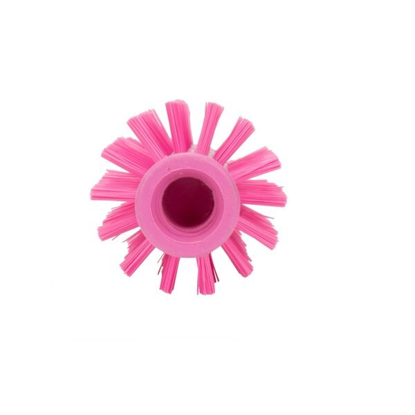 2.5 in W Pipe and Valve Brush, Pink, Polypropylene