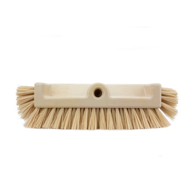 6 in W Multi-Level Floor Scrub Brush, Tan, Polypropylene