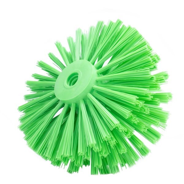 8 in W Pipe and Valve Brush, Lime, Polypropylene