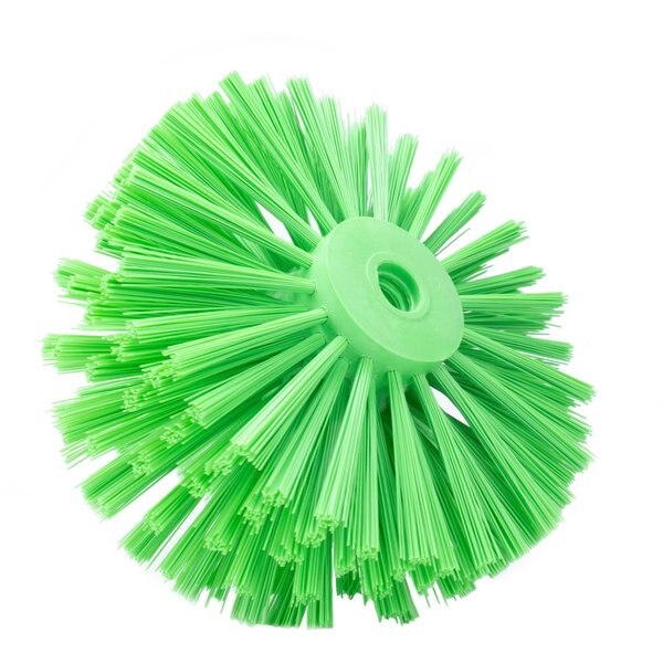 8 in W Pipe and Valve Brush, Lime, Polypropylene