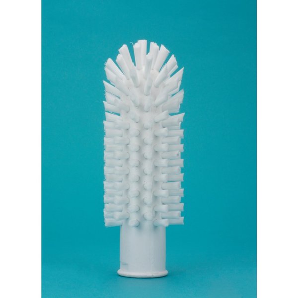 2 in W Pipe and Valve Brush, White, Polypropylene