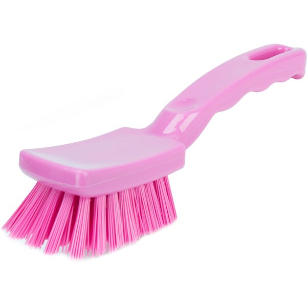 1.5 in W Detail Brush, Pink, Polypropylene