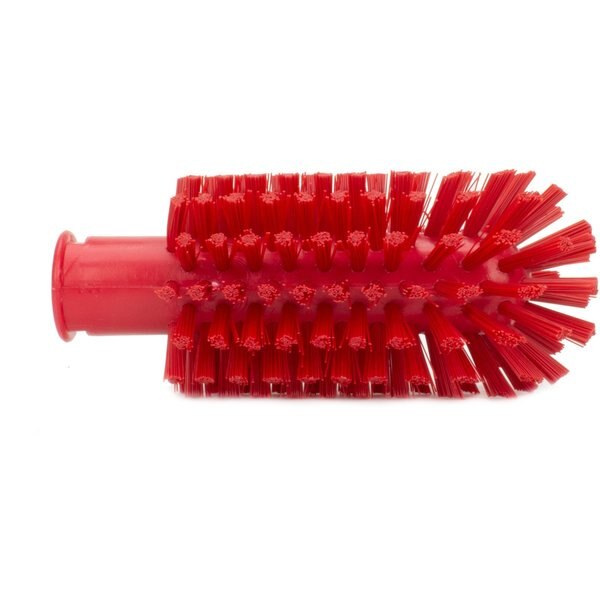 2.5 in W Pipe and Valve Brush, Red, Polypropylene
