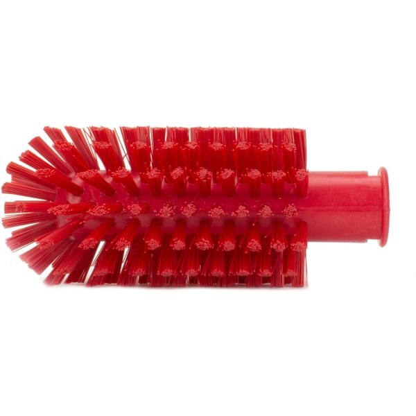 2.5 in W Pipe and Valve Brush, Red, Polypropylene