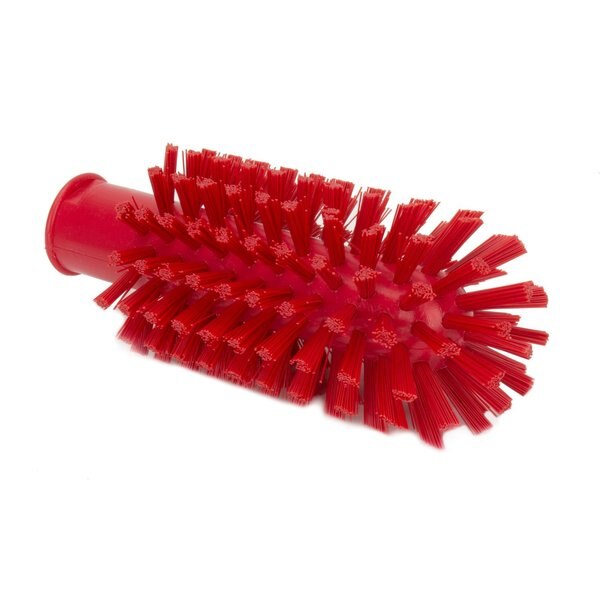 2.5 in W Pipe and Valve Brush, Red, Polypropylene