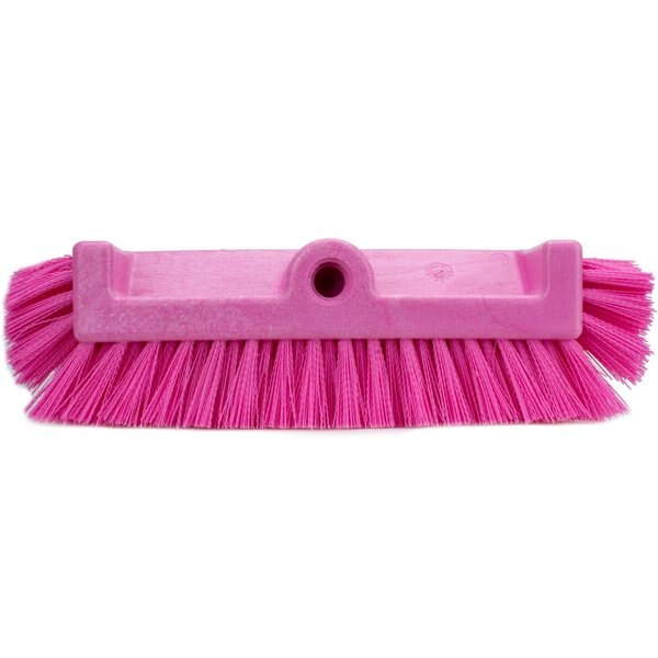6 in W Multi-Level Floor Scrub Brush, Pink, Polypropylene