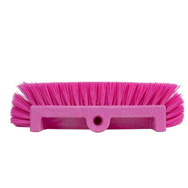 6 in W Multi-Level Floor Scrub Brush, Pink, Polypropylene
