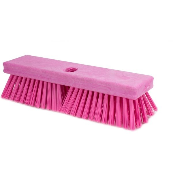 2.5 in W Deck Scrub, Pink, Polypropylene