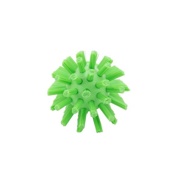 2 in W Pipe and Valve Brush, Lime, Polypropylene