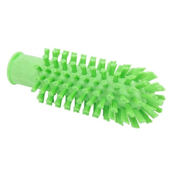 2 in W Pipe and Valve Brush, Lime, Polypropylene