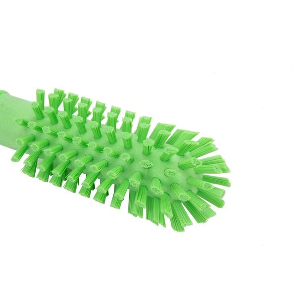 2 in W Pipe and Valve Brush, Lime, Polypropylene